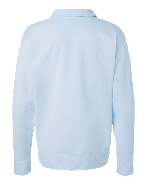 ComfortWash by Hanes GDH490 - Unisex Garment-Dyed Polo Collar Sweatshirt ComfortWash by Hanes
