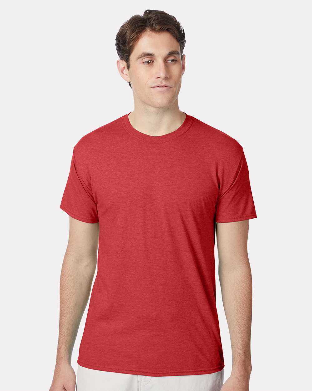 Hanes 42TB - Perfect-T Triblend T-Shirt — Athletic Red Heather