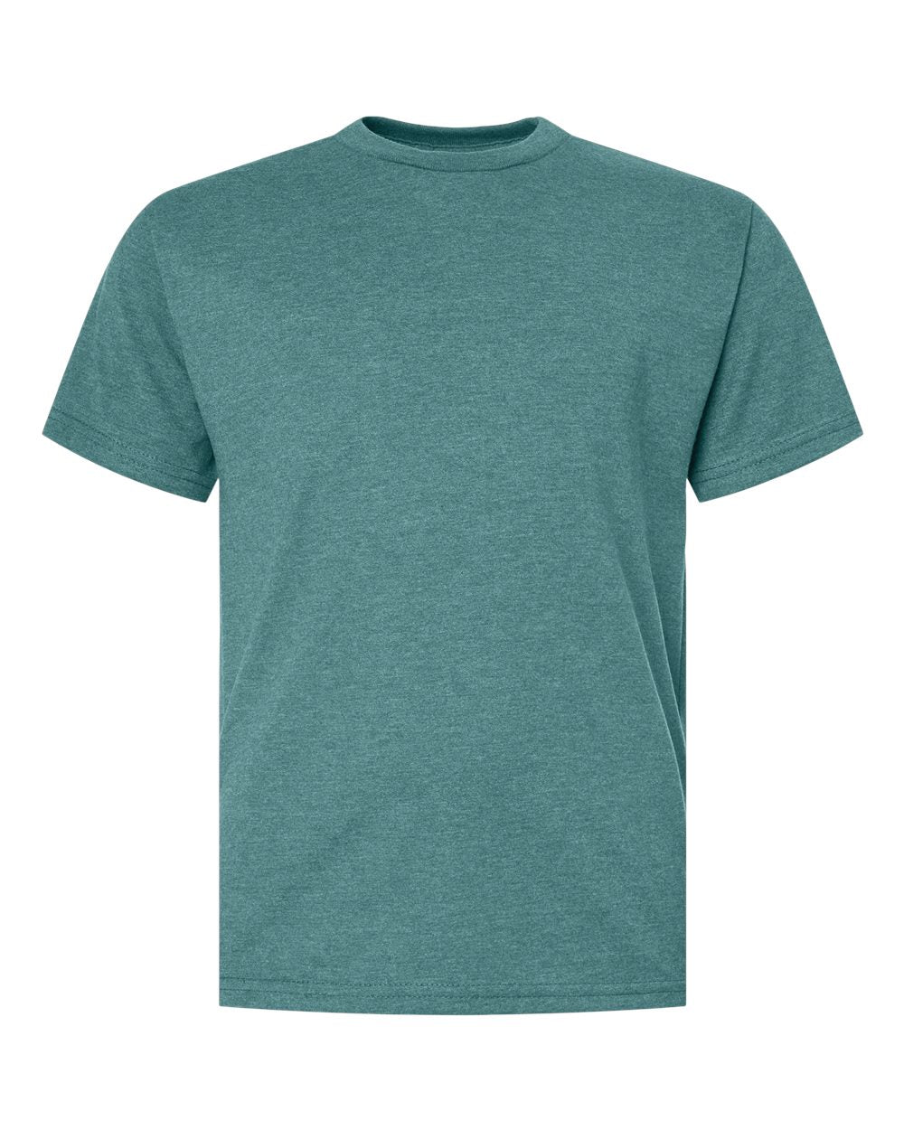 Hanes 498Y - Youth Perfect-T T-Shirt — Cactus Heather (flat)