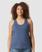 Gildan 64220LCVC - Women's Softstyle CVC Racerback Tank Top - Navy Mist