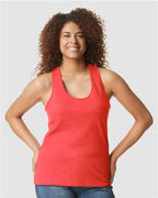 Gildan 64220LCVC - Women's Softstyle CVC Racerback Tank Top - Red Mist
