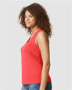 Gildan 64220LCVC - Women's Softstyle CVC Racerback Tank Top - Red Mist