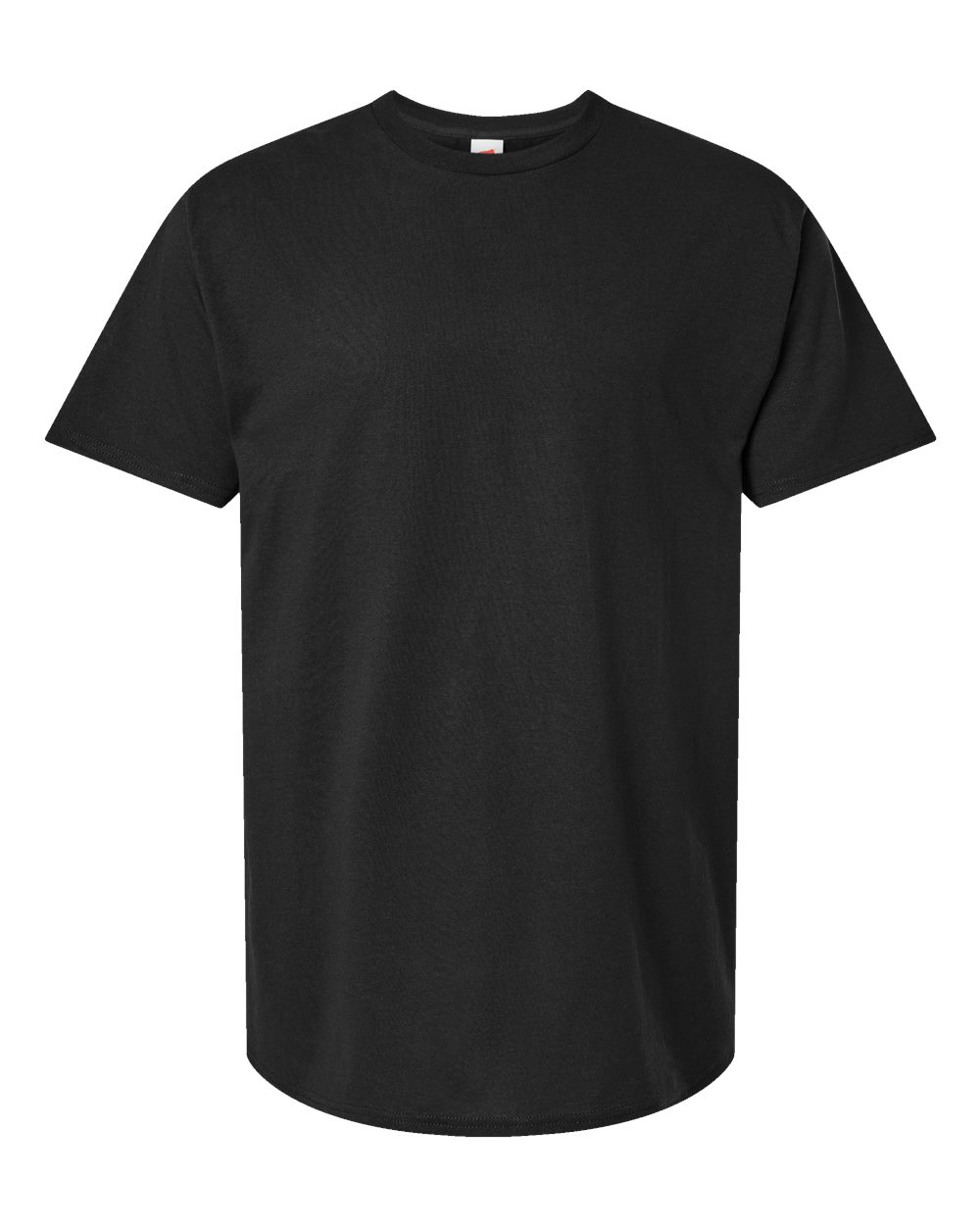 Hanes 5280T - Unisex Essential-T Tall T-Shirt — Black (flat)