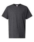 Hanes 5280T - Unisex Essential-T Tall T-Shirt — Charcoal Heather (flat)
