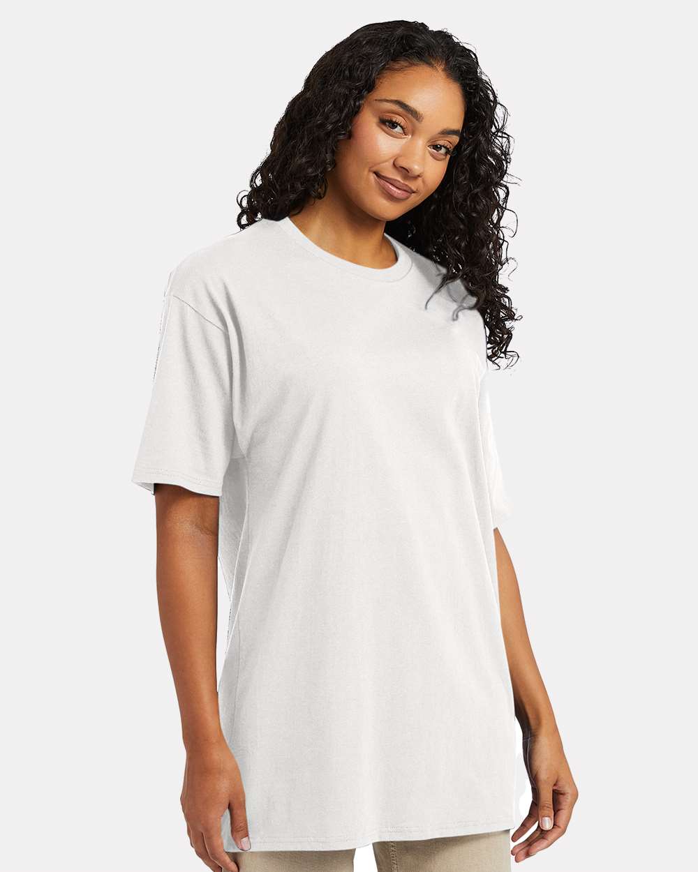 Hanes 5280T - Unisex Essential-T Tall T-Shirt — White