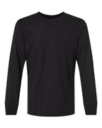 Next Level 3311 — Youth Cotton Long Sleeve T-Shirt — Black (flat)