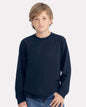 Next Level 3311 — Youth Cotton Long Sleeve T-Shirt — Midnight Navy