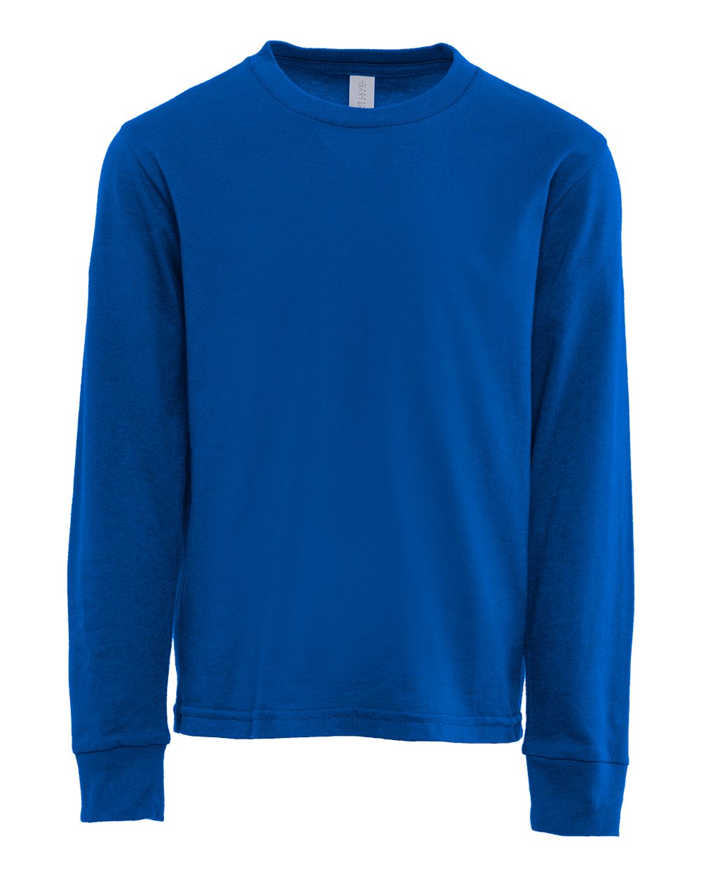 Next Level 3311 — Youth Cotton Long Sleeve T-Shirt — Royal (flat)