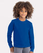 Next Level 3311 — Youth Cotton Long Sleeve T-Shirt — Royal