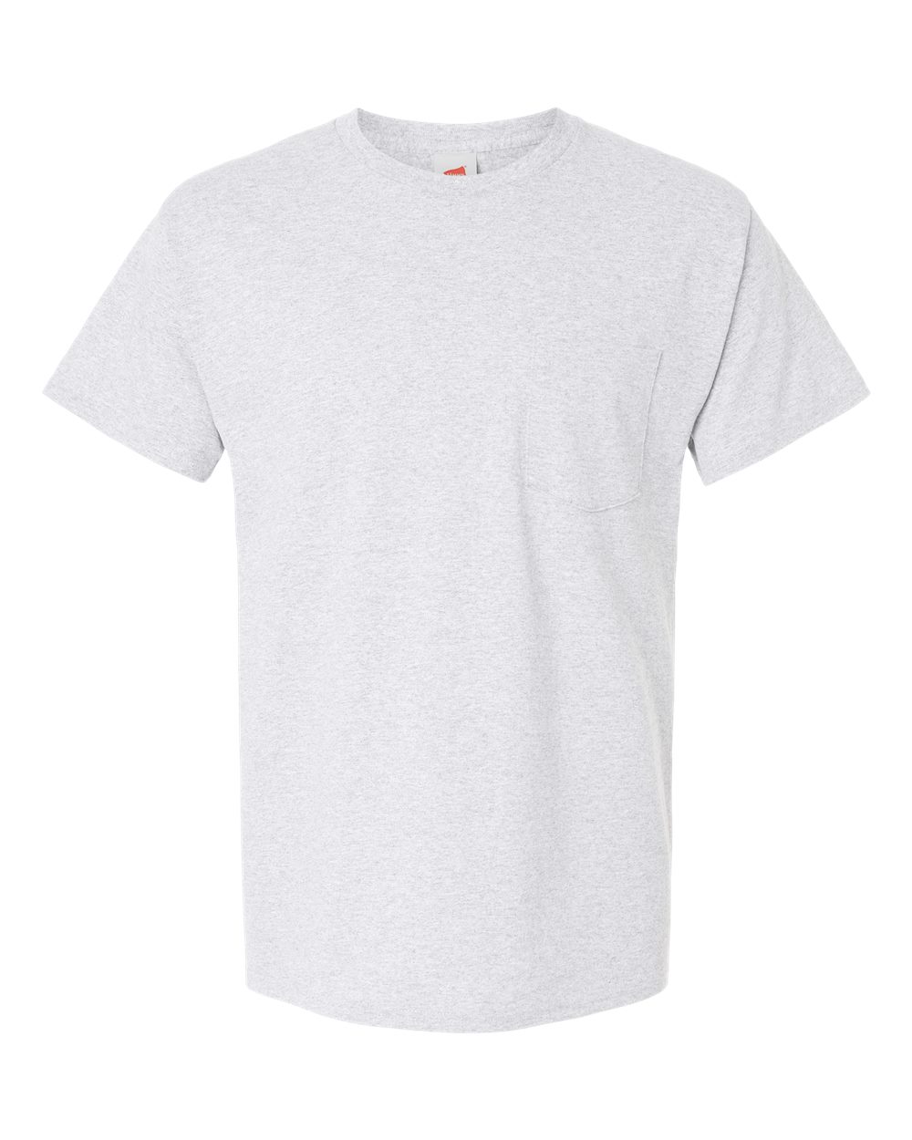 Hanes 5290P - Essential-T Pocket T-Shirt — Ash (flat)