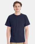 Hanes 5290P - Essential-T Pocket T-Shirt — Athletic Navy