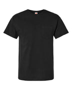 Hanes 5290P - Essential-T Pocket T-Shirt — Black (flat)