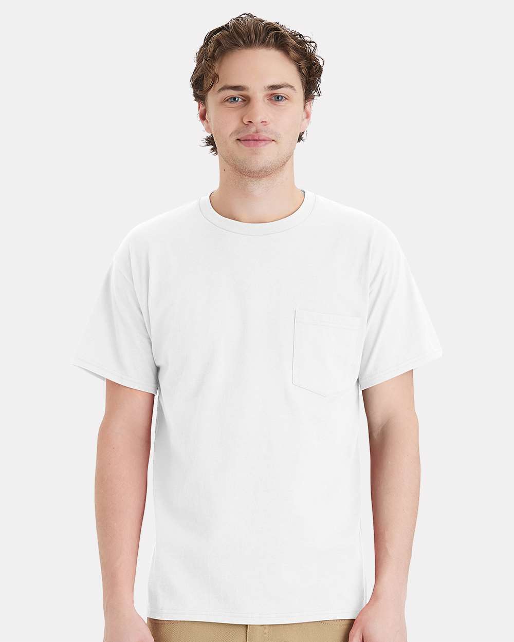 Hanes 5290P - Essential-T Pocket T-Shirt — White