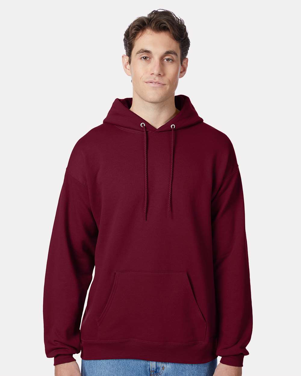 Hanes P170 - Unisex EcoSmart® Hooded Sweatshirt — Athletic Cardinal