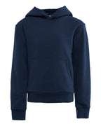 Next Level 9113 — Youth Fleece Hoodie Sweatshirt — Midnight Navy (flat)