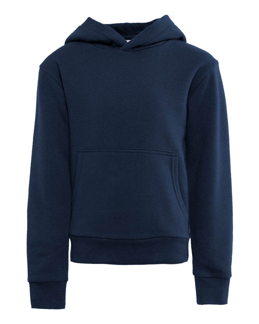 Next Level 9113 — Youth Fleece Hoodie Sweatshirt — Midnight Navy (flat)