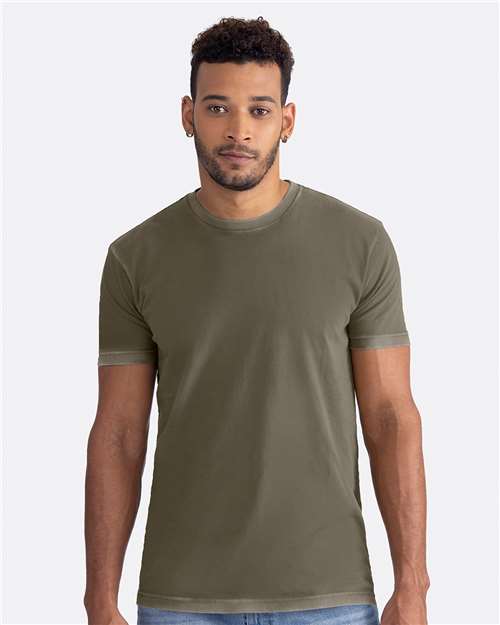 Next Level 3600SW - Unisex Soft Wash T-Shirt - Washed Military Green