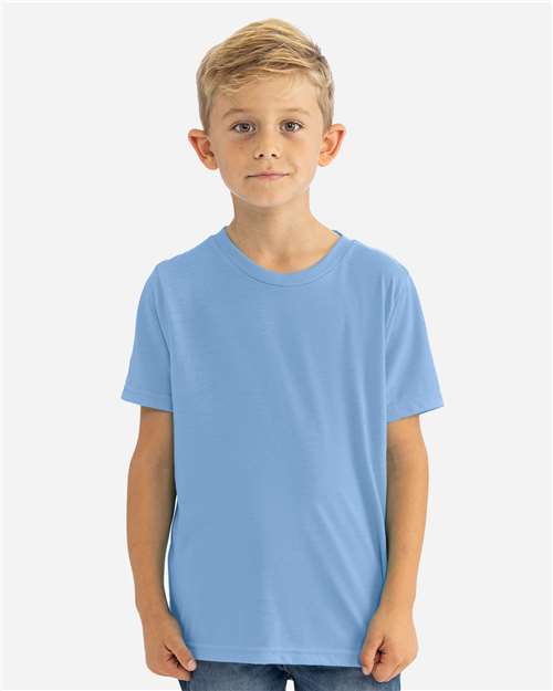 Next Level 3312 - Youth CVC T-Shirt - Heather Columbia Blue