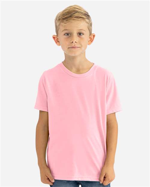 Next Level 3312 - Youth CVC T-Shirt - Heather Light Pink
