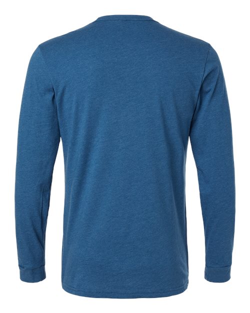 Next Level 6211 - Unisex CVC Long Sleeve T-Shirt - Heather Cool Blue