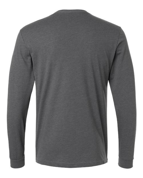 Next Level 6211 - Unisex CVC Long Sleeve T-Shirt - Heather Heavy Metal