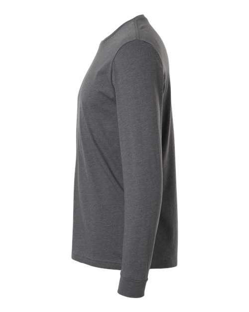 Next Level 6211 - Unisex CVC Long Sleeve T-Shirt - Heather Heavy Metal