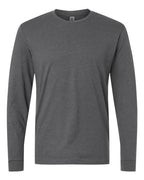 Next Level 6211 - Unisex CVC Long Sleeve T-Shirt - Heather Heavy Metal