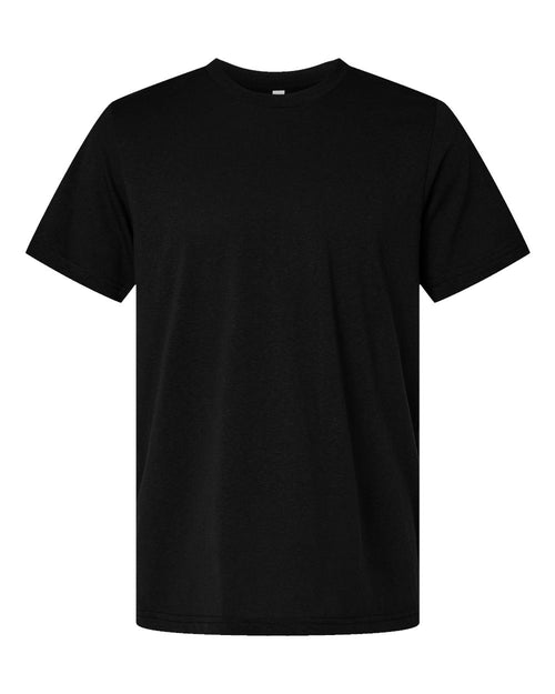 BELLA + CANVAS 3001ECO — Unisex EcoMax Tee — Black (flat)