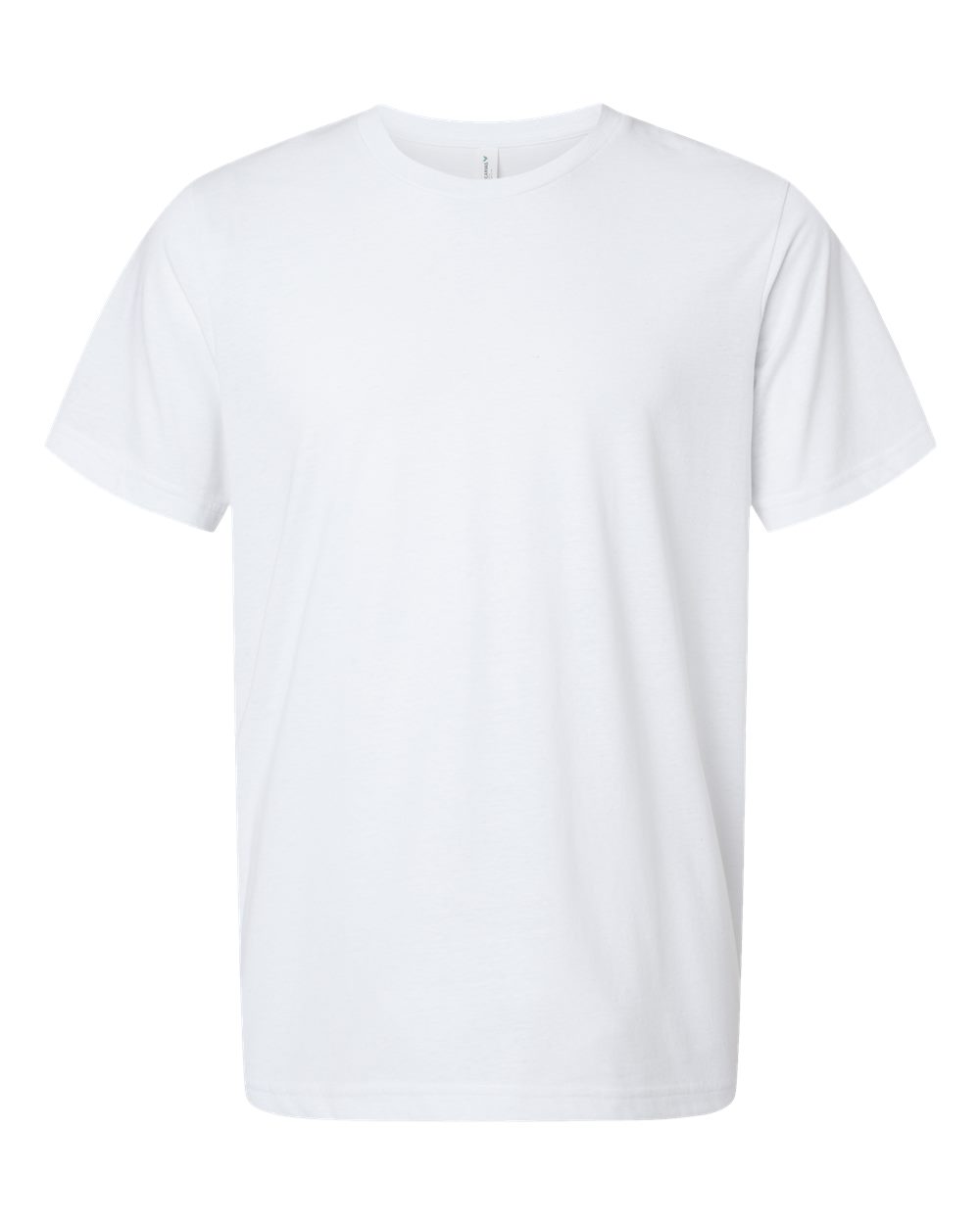 BELLA + CANVAS 3001ECO — Unisex EcoMax Tee — White (flat)