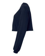 BELLA + CANVAS 6501 - Women's FWD Fashion Crop Long Sleeve Tee - Navy