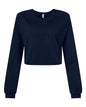 BELLA + CANVAS 6501 - Women's FWD Fashion Crop Long Sleeve Tee - Navy