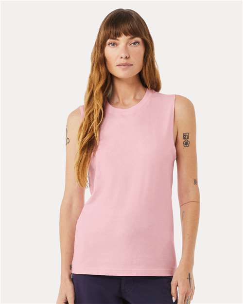 BELLA + CANVAS 3483 - Jersey Muscle Tank - Pink