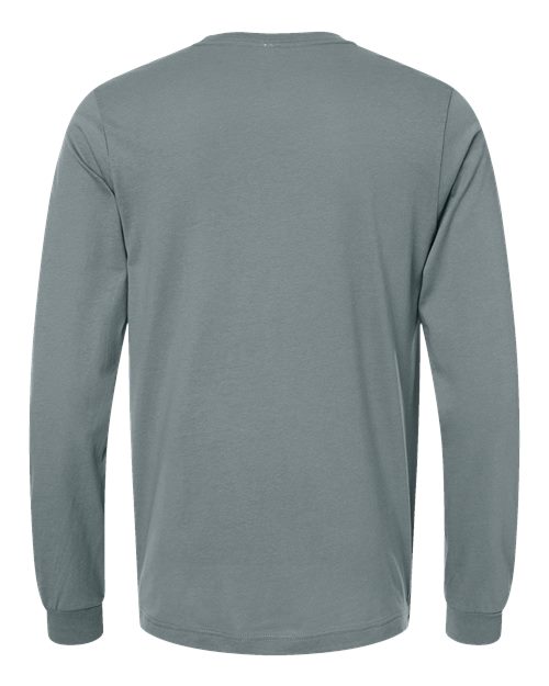 BELLA + CANVAS 3501 - Unisex Jersey Long Sleeve Tee - Blue Storm