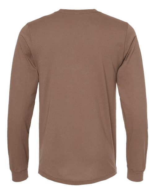 BELLA + CANVAS 3501 - Unisex Jersey Long Sleeve Tee - Vintage Brown