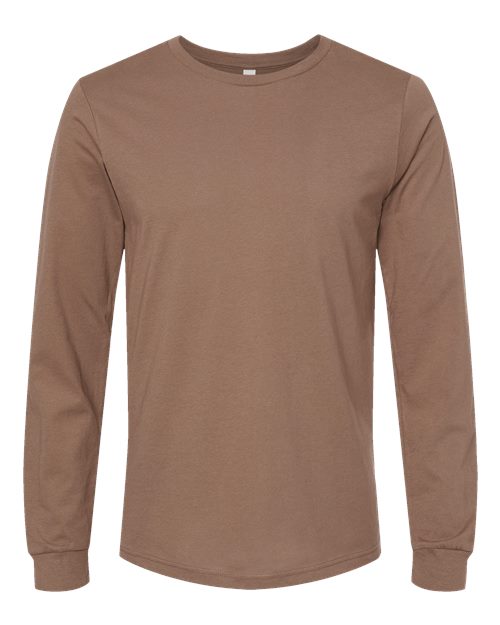 BELLA + CANVAS 3501 - Unisex Jersey Long Sleeve Tee - Vintage Brown