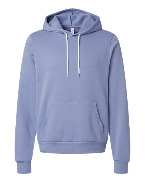 BELLA + CANVAS 3719 - Unisex Sponge Fleece Hoodie Sweatshirt - Lavender Blue