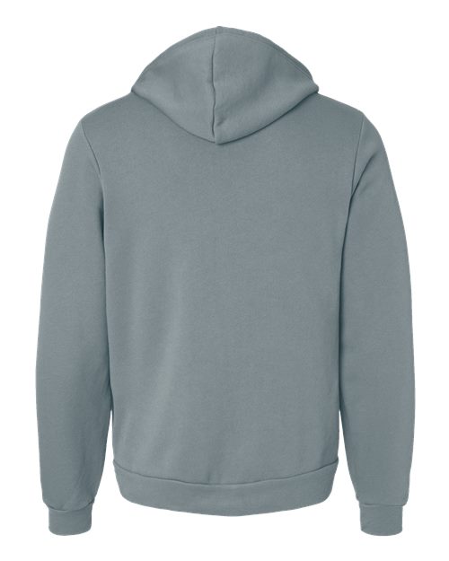 BELLA + CANVAS 3739 - Unisex Sponge Fleece Full-Zip Hoodie Sweatshirt - Blue Storm