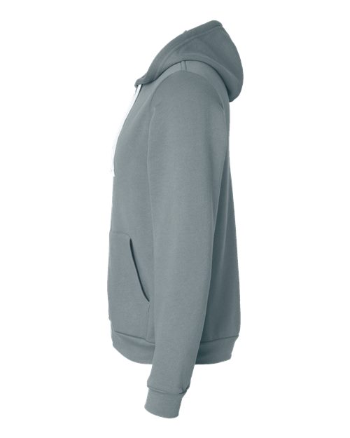 BELLA + CANVAS 3739 - Unisex Sponge Fleece Full-Zip Hoodie Sweatshirt - Blue Storm