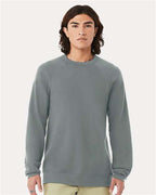 BELLA + CANVAS 3901 - Unisex Sponge Fleece Raglan Crewneck Sweatshirt - Blue Storm