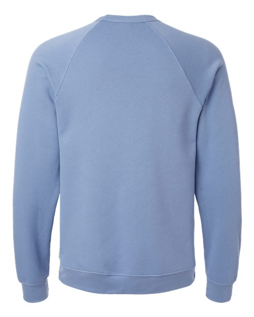 BELLA + CANVAS 3901 - Unisex Sponge Fleece Raglan Crewneck Sweatshirt - Lavender Blue