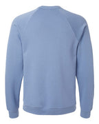 BELLA + CANVAS 3901 - Unisex Sponge Fleece Raglan Crewneck Sweatshirt - Lavender Blue