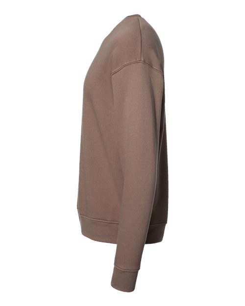 BELLA + CANVAS 3945 - Unisex Sponge Fleece Drop Shoulder Crewneck Sweatshirt - Vintage Brown