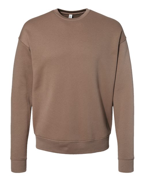 BELLA + CANVAS 3945 - Unisex Sponge Fleece Drop Shoulder Crewneck Sweatshirt - Vintage Brown