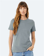 BELLA + CANVAS 6400 - Womens Relaxed Jersey Tee - Blue Storm