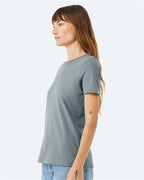 BELLA + CANVAS 6400 - Womens Relaxed Jersey Tee - Blue Storm