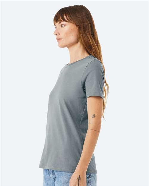 BELLA + CANVAS 6400 - Womens Relaxed Jersey Tee - Blue Storm