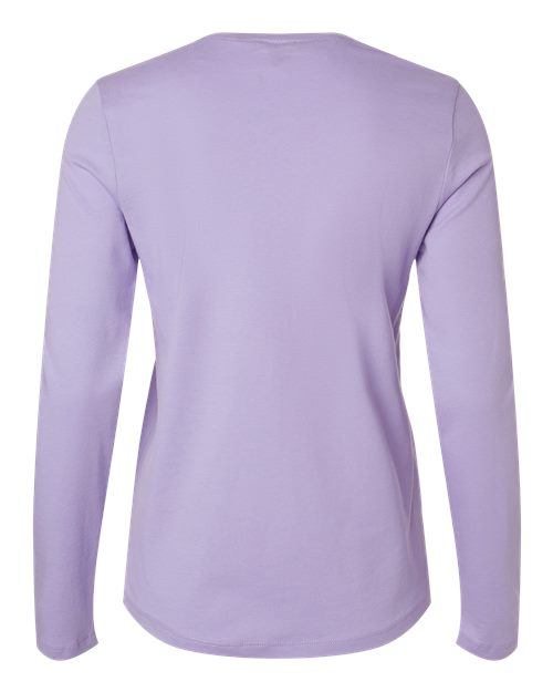 BELLA + CANVAS 6500 - Womens Jersey Long Sleeve Tee - Dark Lavender