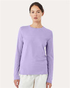 BELLA + CANVAS 6500 - Womens Jersey Long Sleeve Tee - Dark Lavender