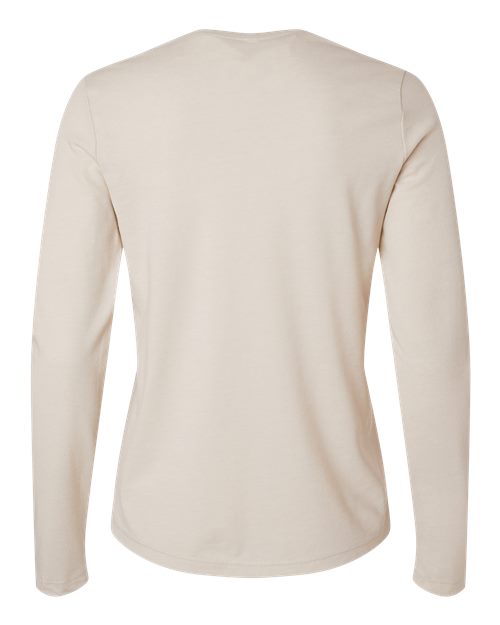 BELLA + CANVAS 6500 - Womens Jersey Long Sleeve Tee - Heather Dust