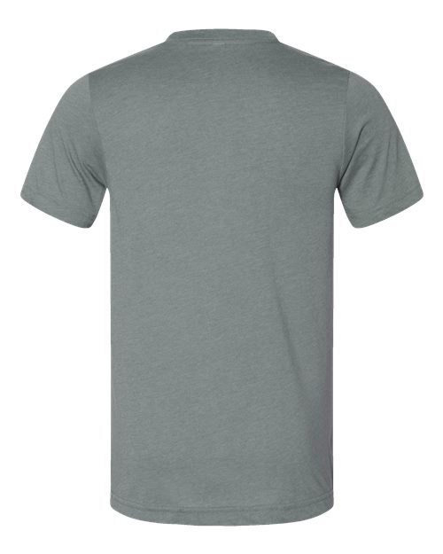 BELLA + CANVAS 3001CVC - CVC Jersey Tee - Heather Blue Storm